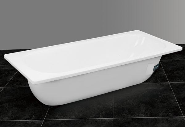 搪瓷浴缸-- 表面光滑易整理,而且保温效果理想,耐用,但必须避免碰撞